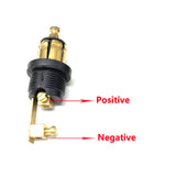 10PCS DIY European Cigarette Lighter Adapter Connector Male Socket DIN Hella Powerlet Plug for BWM Motorcycle