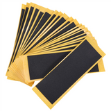 20Pcs/Lot Fingerboard Deck Uncut Black Foam Grip Tape Stickers 38mmx110mm