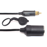 30cm 1 2 Small for Motorcycles Hella(Din) to Dual Standard Car Cigarette Lighter Adapter Cable