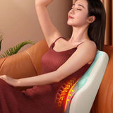 Electric Heating Massage Pillow Shoulder Back Kneading Neck Massager Health Care Relaxation Equipment Muscle Pain Relief Home