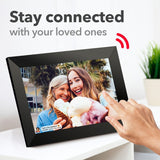 Frameo 10.1 Inch WiFi Digital Picture Frame1280x800 HD IPS Touch Screen Photo Frame Electronic 32GB Memory