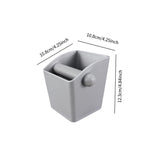 Box, Ground, Removable Knock Bar, Space Saving, Espresso hine Accessories Coffee Bin for Home