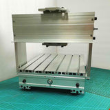 Aluminum Mini Frame Kit 3020 DIY CNC Engraving hine 1605 Ball Screw With NEMA23 Stepper Motor Bracket Stroke 200x300x70mm