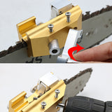 1 Set Portable Hand Chain Sharpener Chain Clamp Jig Manual Chain Sharpener Kit Manual Chain Sharpener