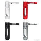 Portable Herb Pipes Smoking Grass Hookah Set Aluminium Alloy 155mm Dry Burning Tobacco Pipe for Accessories