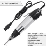 6V Small 801/802 Plug-In Straight Handle Handheld Electric Screwdriver
