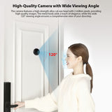 3.97-inch Apartment Peephole Viewer - 2MP LCD Digital, 120 Degree, Color Infrared Camera, 1080P Door Monitor