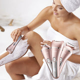 3 In 1 Women's Epilator Electric Remover For Women Painless And Effective Facial Hair Removal Home Razor Shaver Tool