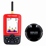 Smart Portable Depth Fish Finder with 100M Wireless Sonar Sensor Echo Sounder LCD Fishfinder Lake Sea Fishing Saltwater