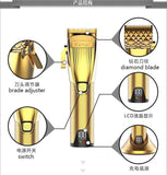 Kemei electric rechargeable hair clipper with diamond KM-K32S fast charging and long time using professional salon hair trimmer