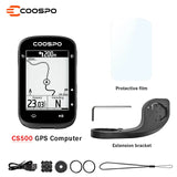 COOSPO CS500 Bike Computer GPS Route Navigation Cycg Odometer Wireless Cycle Stopwatch ANT+ Bluetooth5.0 Bicycle Speedometer