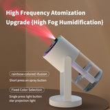 Portable with Starry Sky Light Compact Rotatable Desktop Mini Humidifier for Car Office Bedroom Home Decor