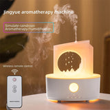 300ml Rain Clouds Aroma with 3 Colors Lamp Air Humidifier Essential Oil Diffuser Home Desktop Ultrasonic Sprayer
