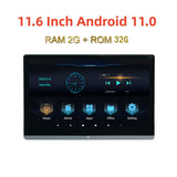 13.3 Inch Headrest TV 4K Car Monitor Android 11.0 Multifunction Tablet Touch Screen WiFi/Bluetooth/USB/SD/HDMI in Out FM MP5