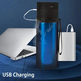 900mL Mini Vacuum Insulated Insu Refrigerated Cup LCD Beverage Refrigerator Outdoor Portable 304 Stainless Steel Cooler
