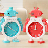 Bedroom Alarm Clock Cool Robot with Joint Arm Movement Cartoon Decoration Gifts for Children Back to School B