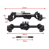 TRX4 Metal Integrated Front And Rear Portal Axle Housing Set For Traxxas TRX-4 1/10 RC Crawler Car Upgrade Parts