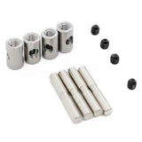 RC Car Harden Metal Cross Pin Drive Shaft CVD Pins Set Screw Replace For Traxxas 1/10 Summit Truck RTR
