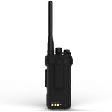 HA1G black GMRS walkie talkie [Type-C charging cable+landline charger/IP67]