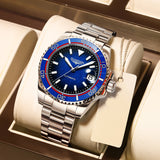 GUANQIN Men's Watches Brand Luxury NH35 Automatic Watch For Men Mechanical Wristwatches Stainless Steel Waterproof reloj hombre