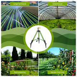 Heavy Duty Lawn Sprinkler - 360 Degree Large Area Irrigation, Impact on Tripod Base Nozzle for Lawn/Yard/Garden