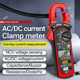 Digital Clamp Meter AC/DC Current Professional Multimeter 600A True RMS Tester Meters Voltmeter Auto Range 4000 counts PN106