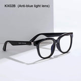 Upgrade Bluetooth 5.0 Smart Glasses Music Voice Call Sunglasses Can Be Matched With Prescription Lenses Compatible Ios Android