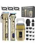 3 in 1 Professional All Metal Clipper Resuxi 135 Trimmer Electric Shaver Set Hair Cutting hine Men's Grooming Tools