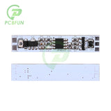 1/5/10Pcs DC12V LED Strip with no darkareas three color manual scanning wardrobe light infrared induction switch module
