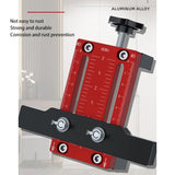 Cabinet Locator Support Clamp - Aluminum Alloy Woodworking Tool for Door Handle Installation and Positioning Punching.