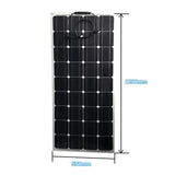 110V/220V System 300W Panel+150A Solar Charge Controller 4000W 6000W 8000W Inverter Emergency Power Generation Kit