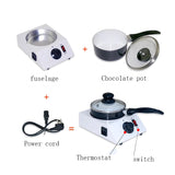 40W Chocolate Electric Mini Non Stick Pot Melting Chocolate, Sugar, Butter or for Cooking Diameter 14cm