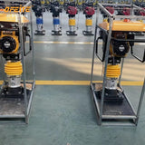 Hcr110 5.5Hp Electric Gasoe Honda Gx120 Jumping Jacks Compactor Parts Handheld Vibrating Soil Tamping Rammer hine