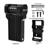 ESLNF Bicycle Folding Battery Car Alloy Shear And Compression Anti-theft Outdoor Mountain Bike Combination Lock