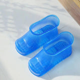 1Pair Foot Massage Boots Relaxation Ankle Soak Bath Therapy Massager Shoes Acupoint Sole Portable Home Feet Care Tools