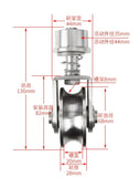 spring sliding gate door roller wheel hardware 304SS