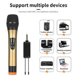 E8 Wireless Microphone 2 Channels UHF Professional Handheld Mic Phone Micro Phones For Karaoke Meeting 50 Meters Sing Song KTV