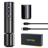 Elite Pro Professional Wireless Tattoo Machine Pen Powerful Coreless Motor LED Display Fast Charging for Artist Body