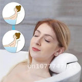 SPA Pillow,Non-slip Bathtub Headrest Soft Waterproof Bath Pillows with Suction Cups Easy To Clean Bathroom Accessories