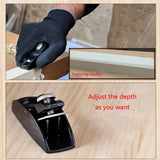 Woodworking Alloy Steel Mini Hand European Flat Planer Bottom Edge Wood Trimming Plane DIY Carpenter Tools