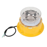Dock Warning Light IP68 Waterproof Marine Navigational Warning Light Weather Resistance Red 15KM High Brightness for Towers
