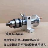 Live Center Head With Chuck Diy Accessories For Mini Lathe hine Revoing Centre Woodworking Tool