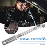 Universal Wrench Tool Bar Fully Coated To Prevent Corrosion Spanner Extender Heavy Duty for nics Handyman DIYers