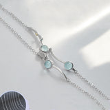 Sea Music Band Bracelet Female Sterling Silver Simple Student
