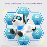 Christmas Electronic Stunt Remote Robot Dog Toy Voice Control Programmable Music Dancing Kid Birthday Gift