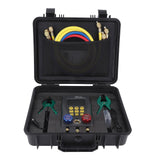 Refrigerant Manifold Meter,Digital Refrigeration Pressure Gauge Pressure Manifold Tester Manifold Gauge World-Class Design