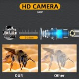 7mm lens Android Endoscope Camera Adjustable 6 LEDs IP67 Waterproof 1m 2m 5m Micro Inspection Video Camera Snake Borescope Tube