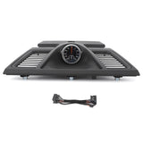 Center Dash Clock Cover Dashboard Panel Trim 970 552 151 01 Fit for Porsche Panamera 2010-2016Black Stopwatch