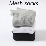 8 Pairs Men Socks Cotton Ankle Socks Sweat Absorbent Deodorant Socks Free Size Sports Running Fitness