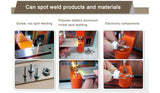 SUNKKO 796SD Spot Welder Intelligent Precision Pulse Spot Welding Machine Pin For Stainless Steel Butt Welding Without Table